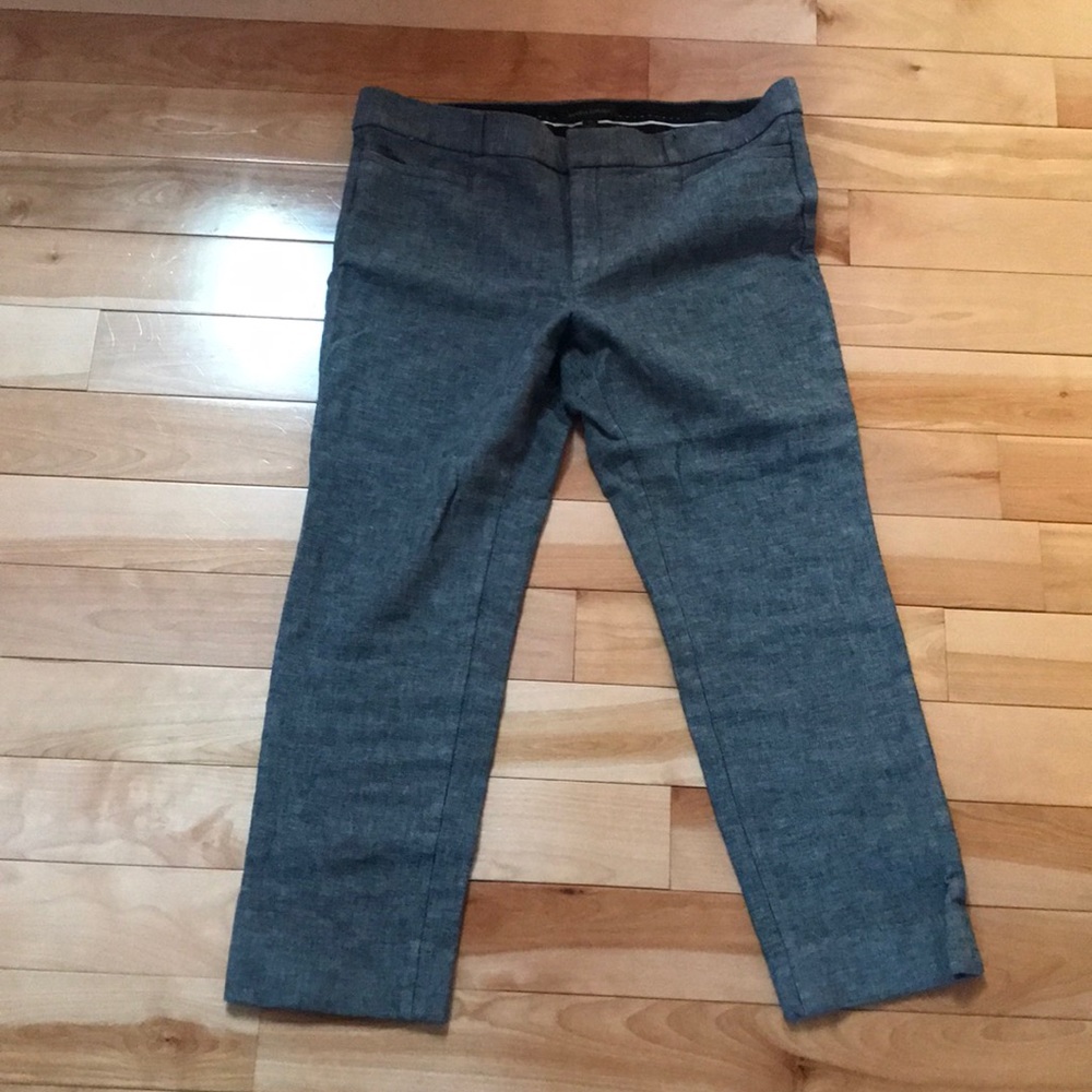 Banana republic ankle pants gray